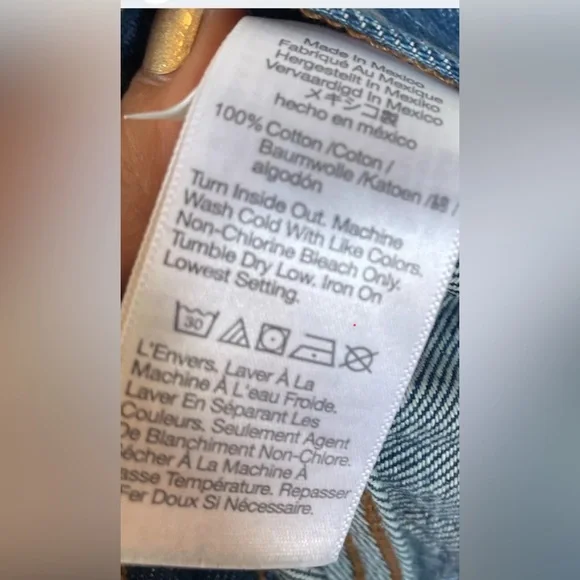 Madewell Jeans Women 23
Low Slung Baggy Loose Wide Leg Button Fly Casual Denim - Picture 3 of 8